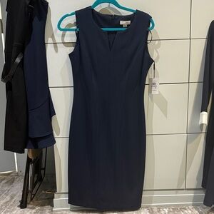 Calvin Klein Navy Midi Dress